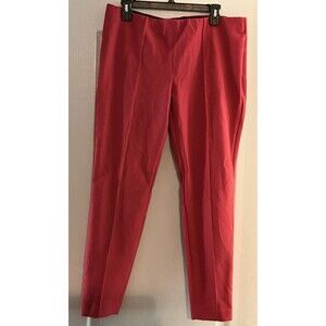 Express Women's Mid Rise Leggings with Extreme Stretch Size L Color Red
